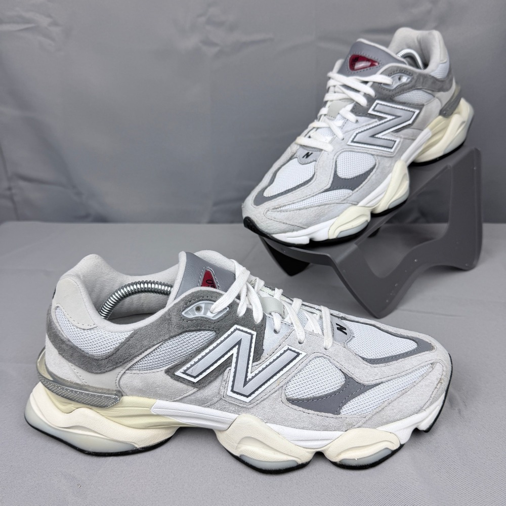 New Balance 9060 Rain Cloud Grey Castlerock White U9060GRY Mens 9.5 Womens 11